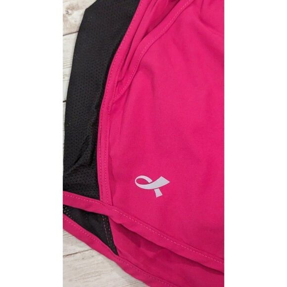 Anngoti Womens Size S Pink Elastic Waist Running Training Athletic Shorts - Picture 6 of 13